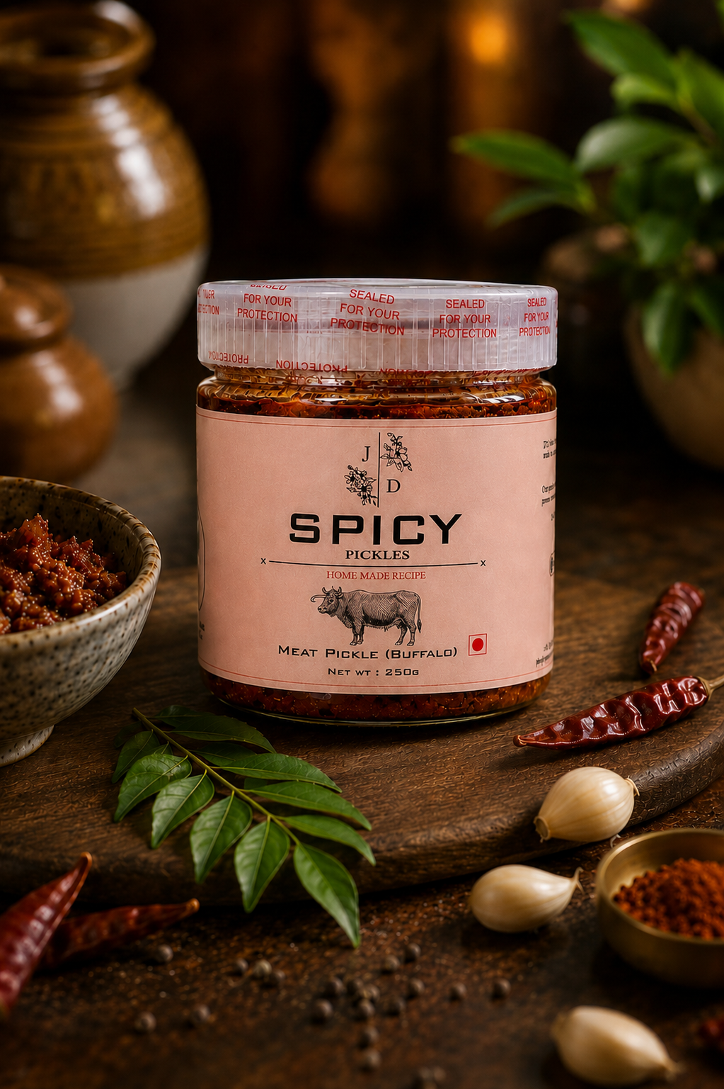 Meat Pickle (Buffalo) (250g, 500g)